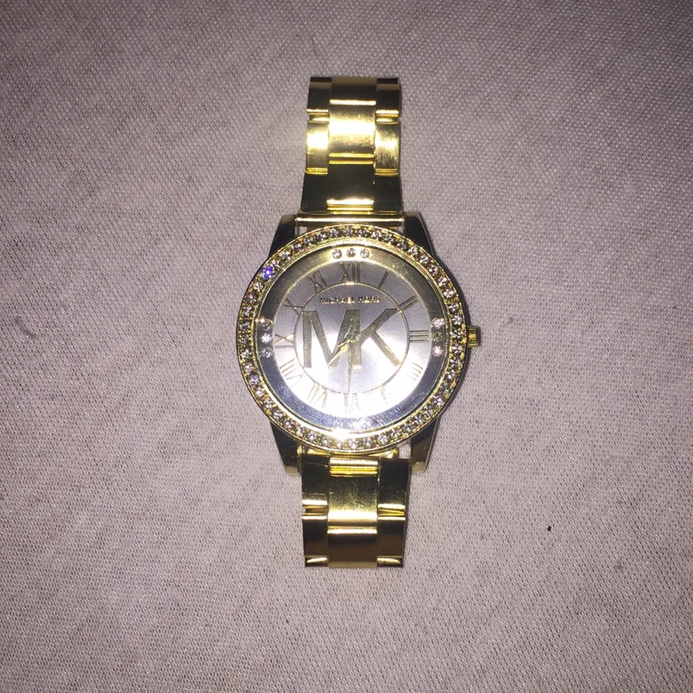 gold micheal kors watch